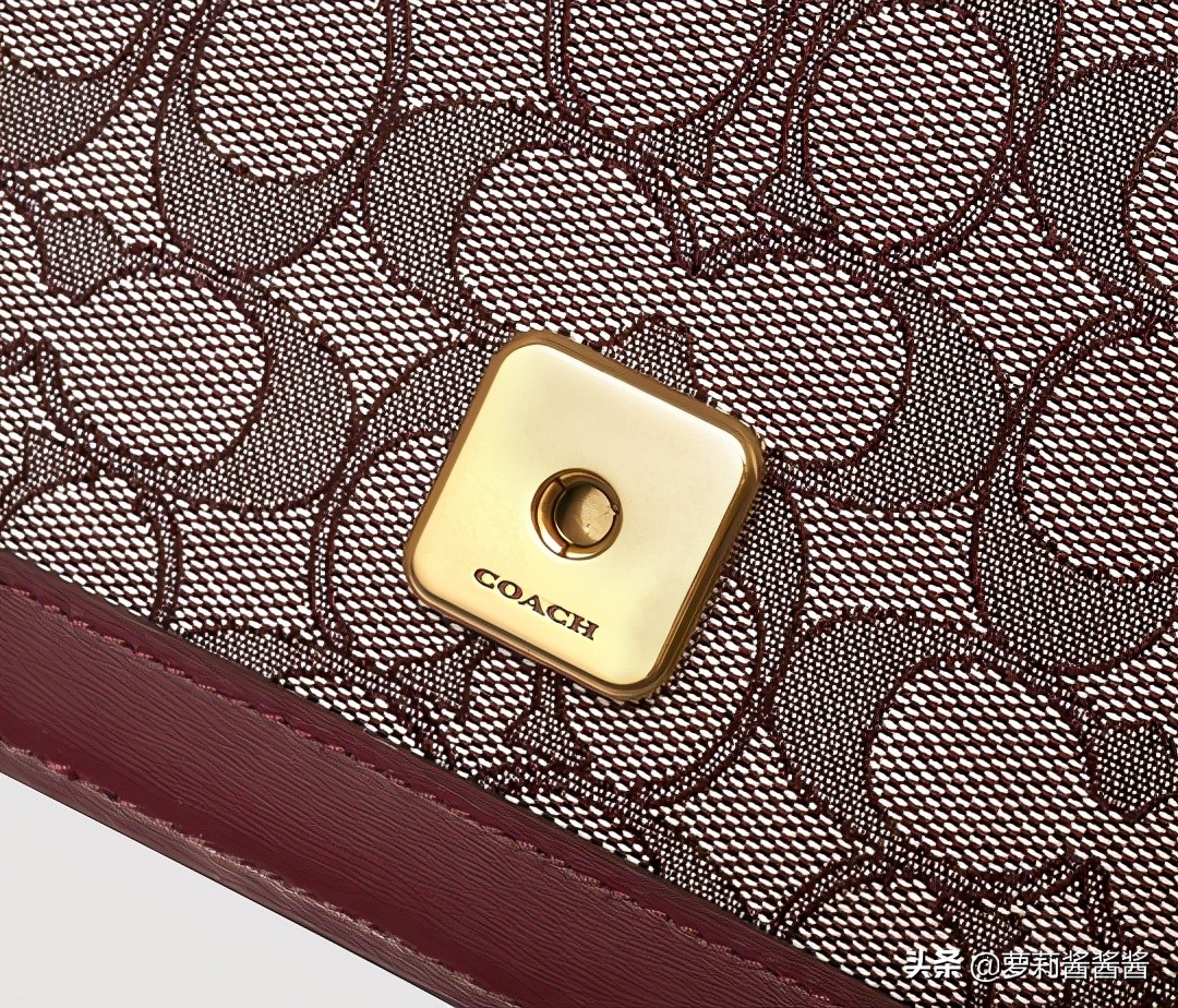 coach提花织物托特包,coach小号提花织物包