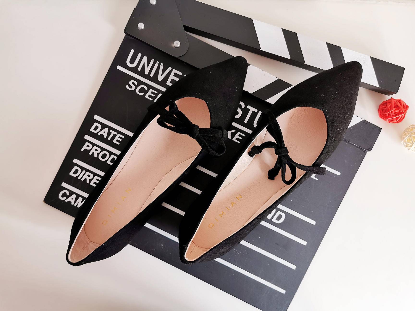 软底蝴蝶结单鞋高级感百搭鞋子,浅口百搭豆豆鞋蝴蝶结