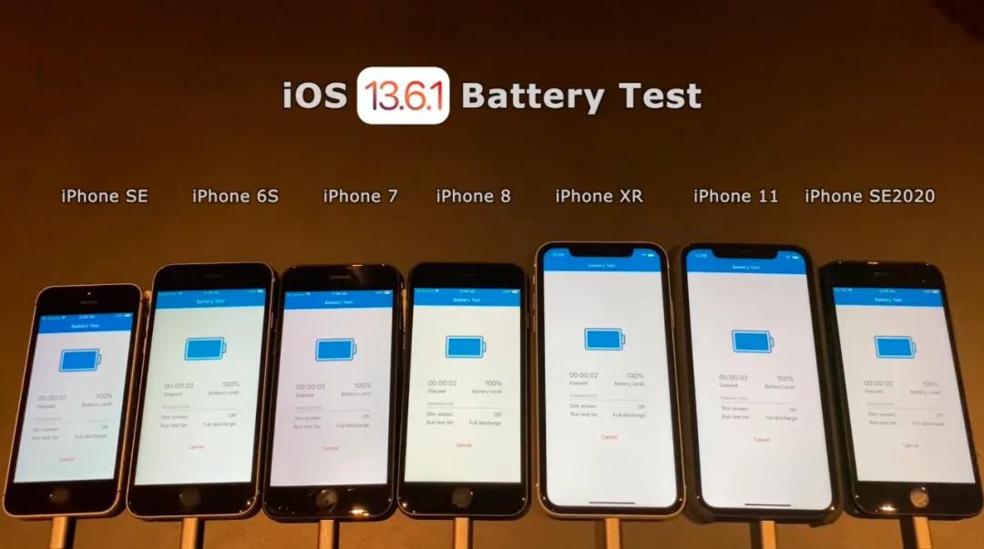 iOS13.6续航对比15.8,ios13.0续航测试