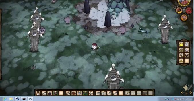 饥荒世界奇葩死法大盘点，玩家被鼹鼠招来的大脚拆了家