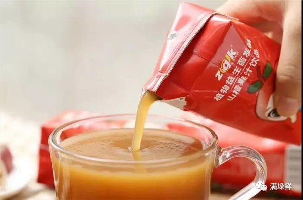 酸酸甜甜的山里山楂汁,密云农场山楂