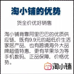 淘小铺有哪些重要点,淘小铺是什么