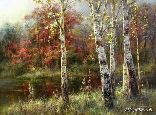 尤里奥布霍夫国画,尤里奥布霍夫作品