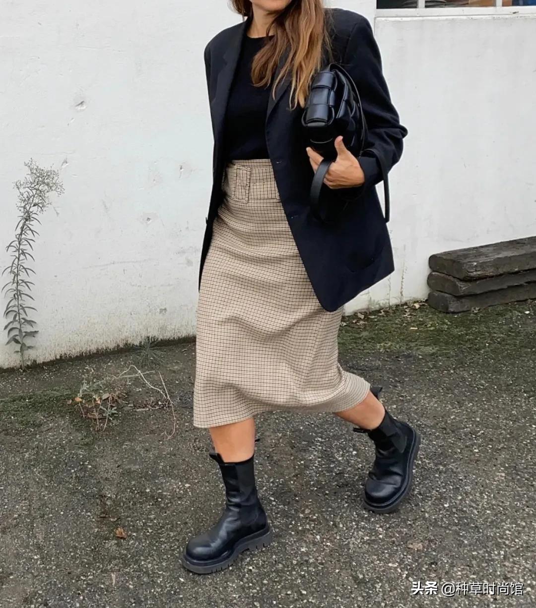 今秋必穿连衣裙,金秋时尚裙子