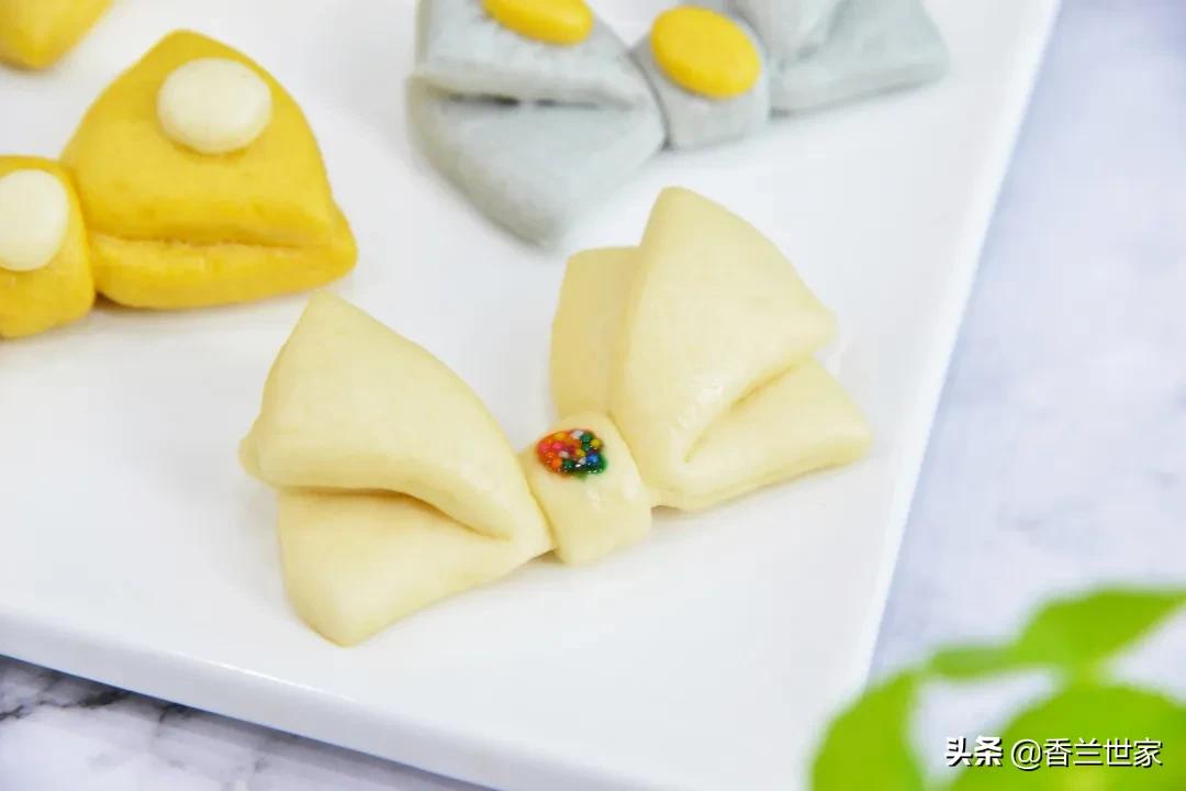 自然开花奶香开花馒头教程全过程,双层玫瑰花馒头教程全过程