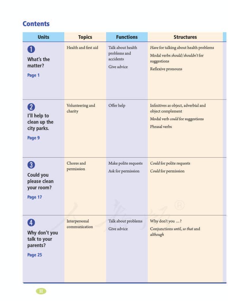 人教新目标版初中英语七八九年级下册电子课本+教师用书，速领