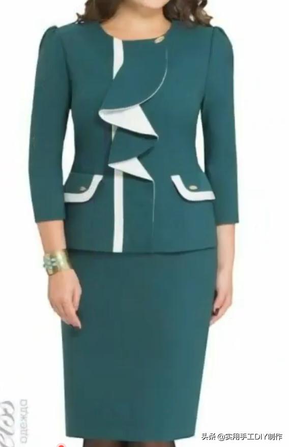 布艺背心套裙,妈妈装40-50岁洋气时髦新款套裙