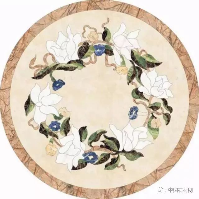 石材水刀加工方法,地面玄关石材水刀拼花效果图