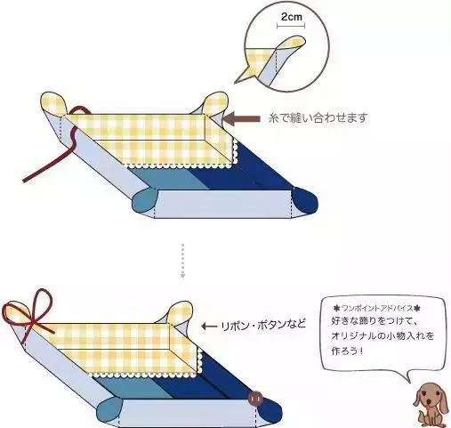 如何制作布艺收纳盒不用胶水,如何做布艺收纳盒抽屉