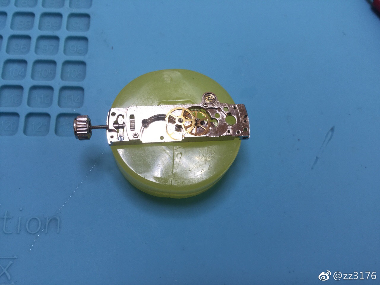 保养修复国产特殊单桥机芯手表