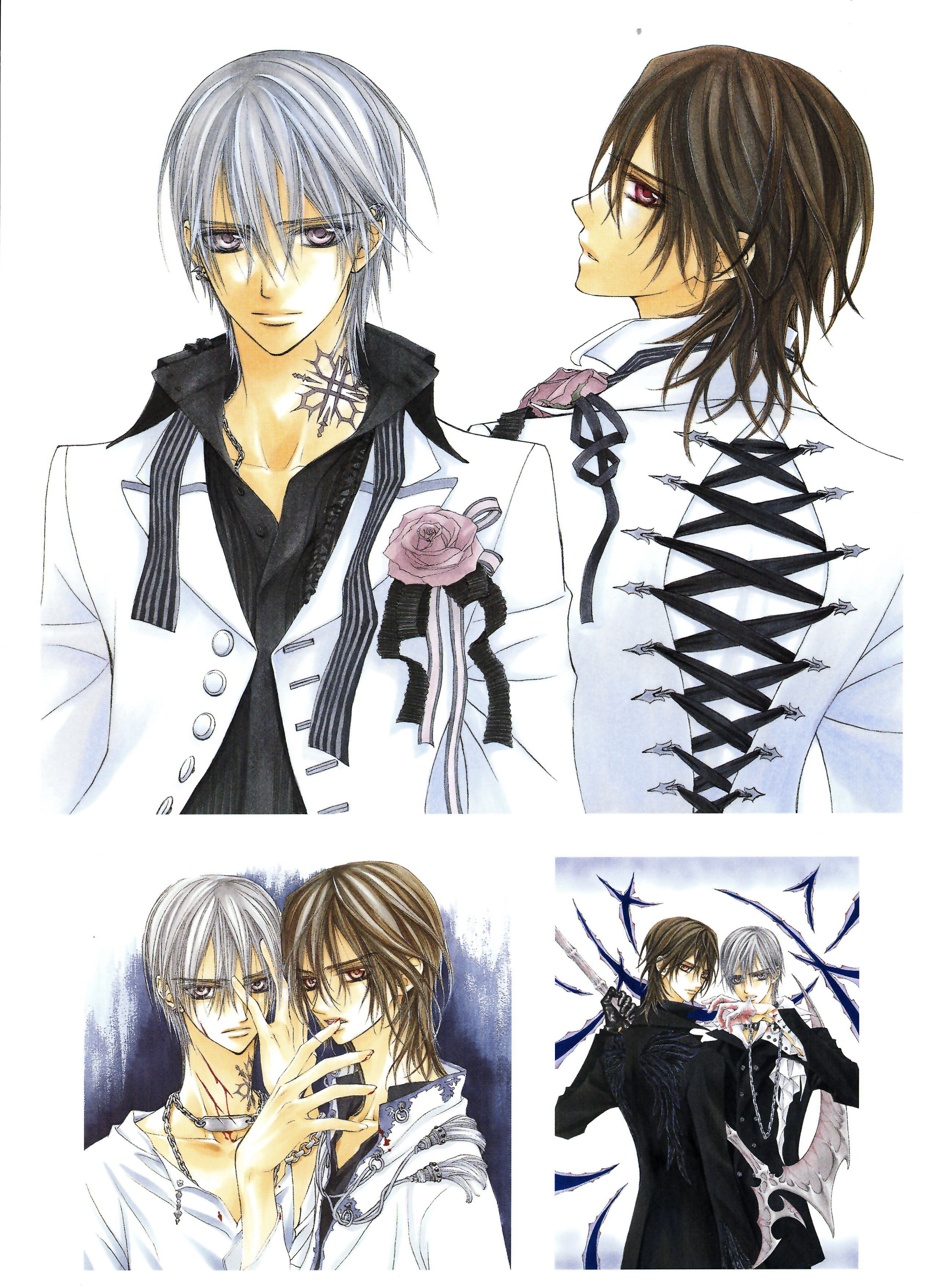 有关帅气吸血鬼的漫画图片,画风超精致的日本吸血鬼漫画