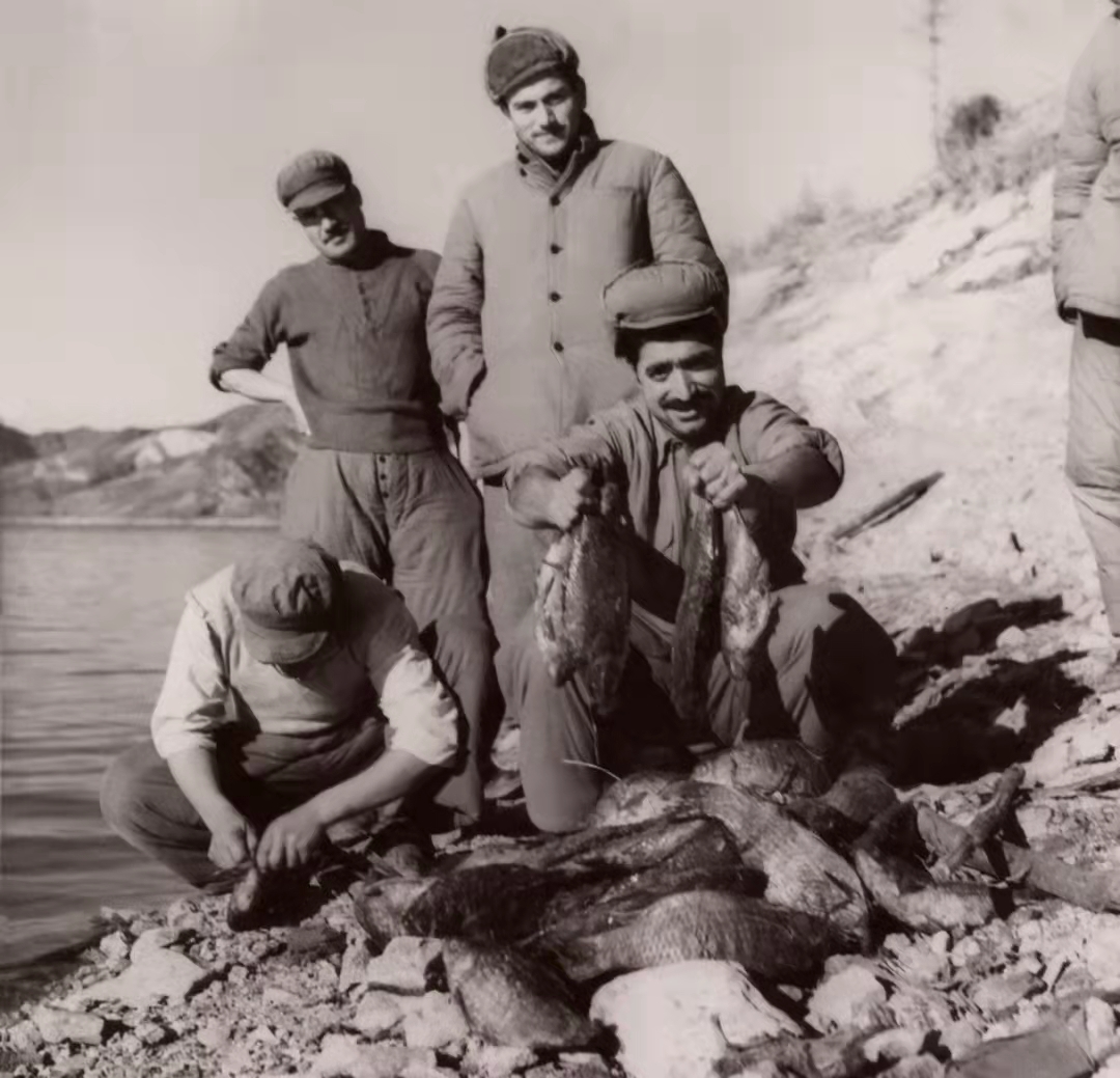 志愿军管理的战俘营，为土耳其战俘购买活鱼，美军战俘每人一只鸡