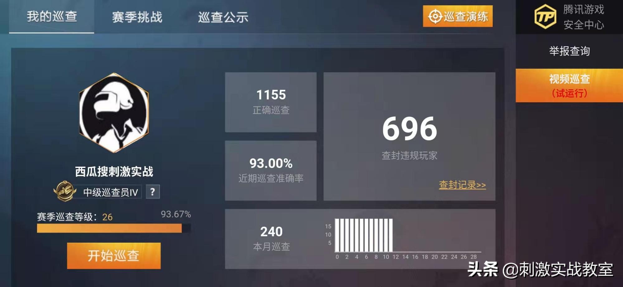 和平精英要想成为巡查员需要什么,想要成为巡查员要满足什么条件