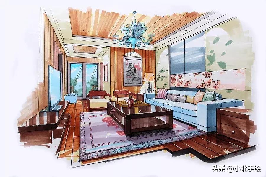 马克笔绘画初学者该用哪种马克笔,马克笔简单调色理论