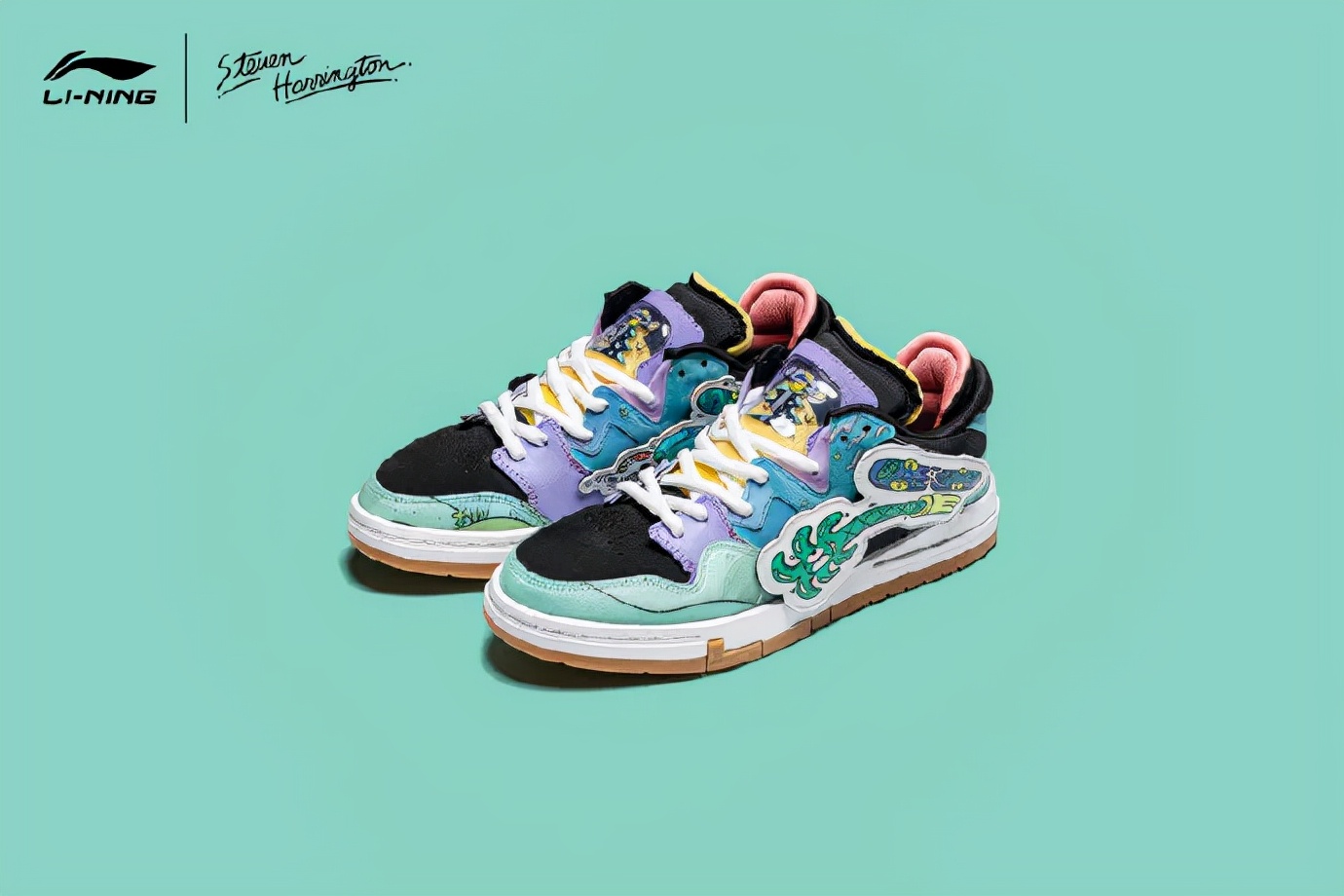 李宁logo换安踏,安踏logo和李宁logo