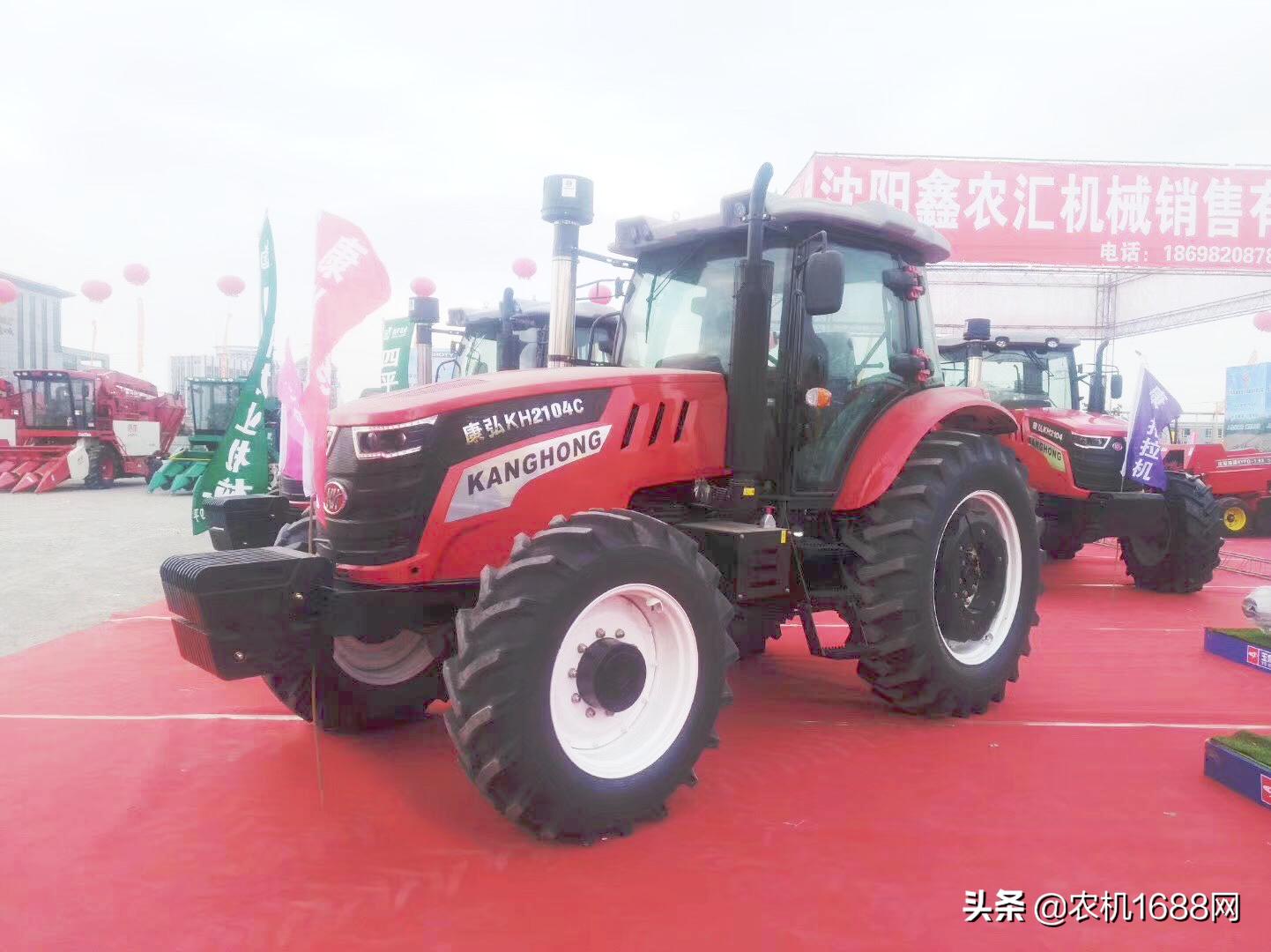 拖拉机康弘1604动力输出,康弘2104拖拉机补贴后价格