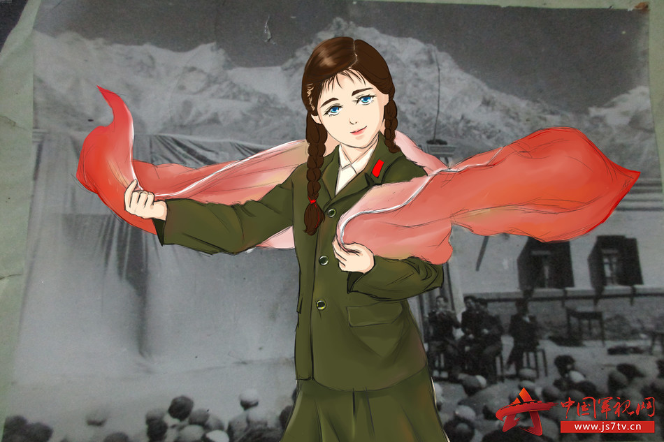 女兵的变化史漫画,漫画女兵军装照