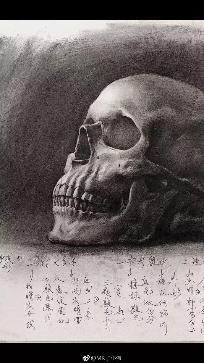 同一支炭笔，为啥人家可以吃透素描结构和质感，看完这一波你也行
