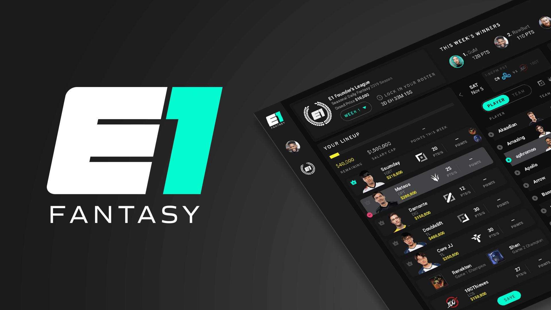 线下传统体育赛事停滞电竞+梦幻体育平台EsportsOne启动测试