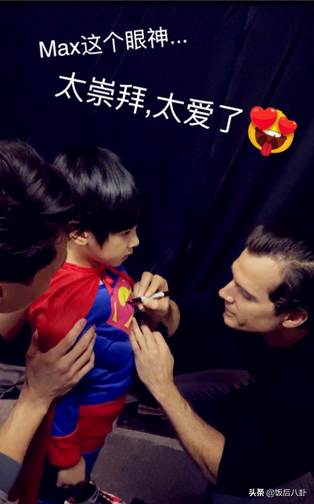 吴尊儿子超人,吴尊晒一双儿女近照画面温馨有爱