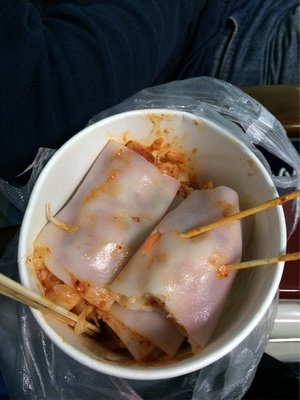 大理裹卷粉酱制作方法,大理漾濞卷粉核桃酱做法