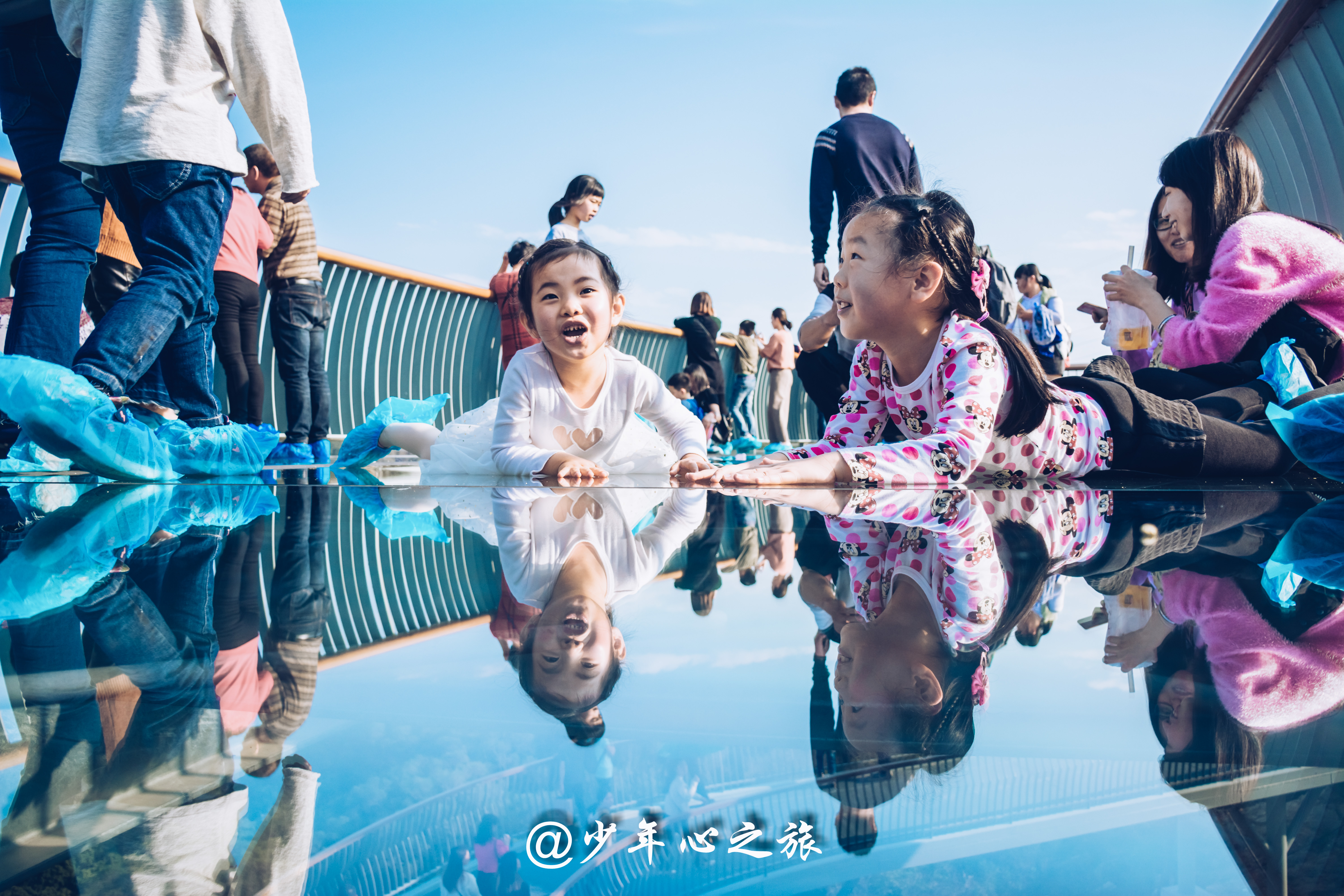 泉州大坪山空中玻璃栈道,福建泉州最大的玻璃栈道