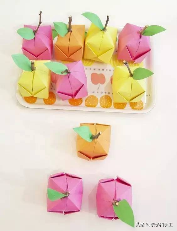 创意手工折纸挂起来装饰,手工折纸创意垃圾桶照片