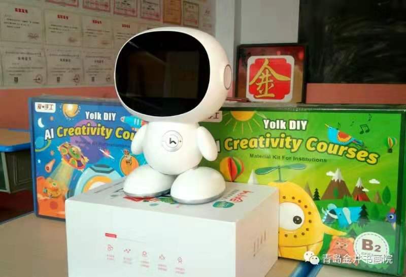 金井书画院强势加盟“爱手工”人工智能全脑开发创意绘画手工课！