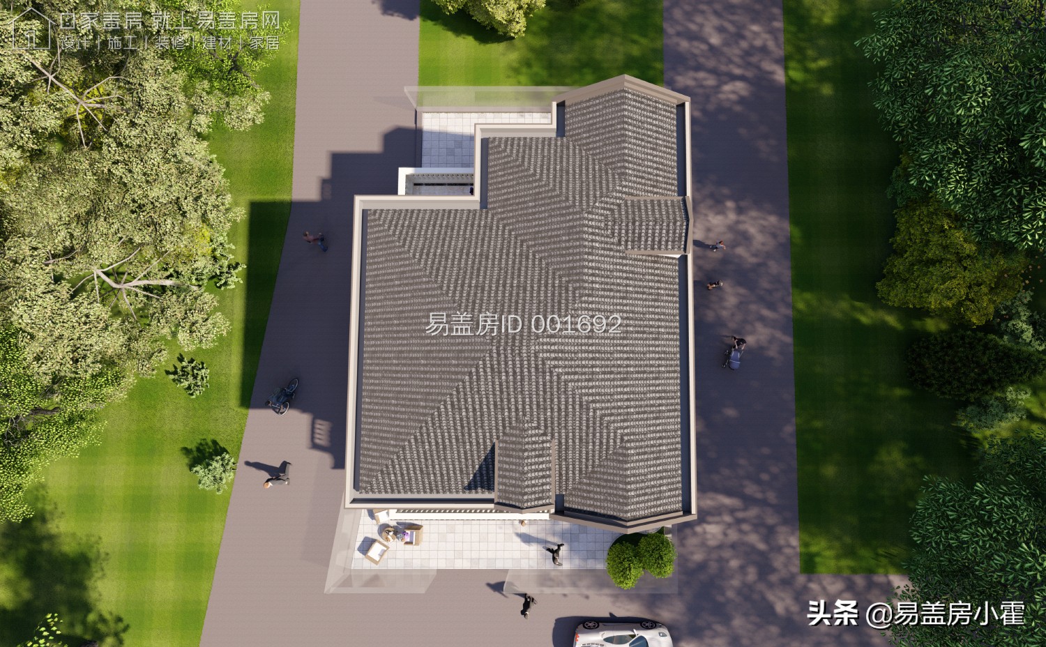 农村自建房2层欧式别墅设计,面宽10米欧式风格二层小别墅