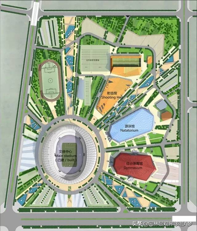 100张水景设计图,景观设计元素整理图