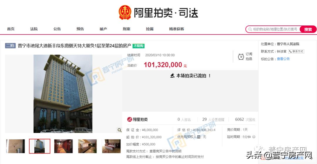 经历三次流拍的黄金假日酒店,现状如何?