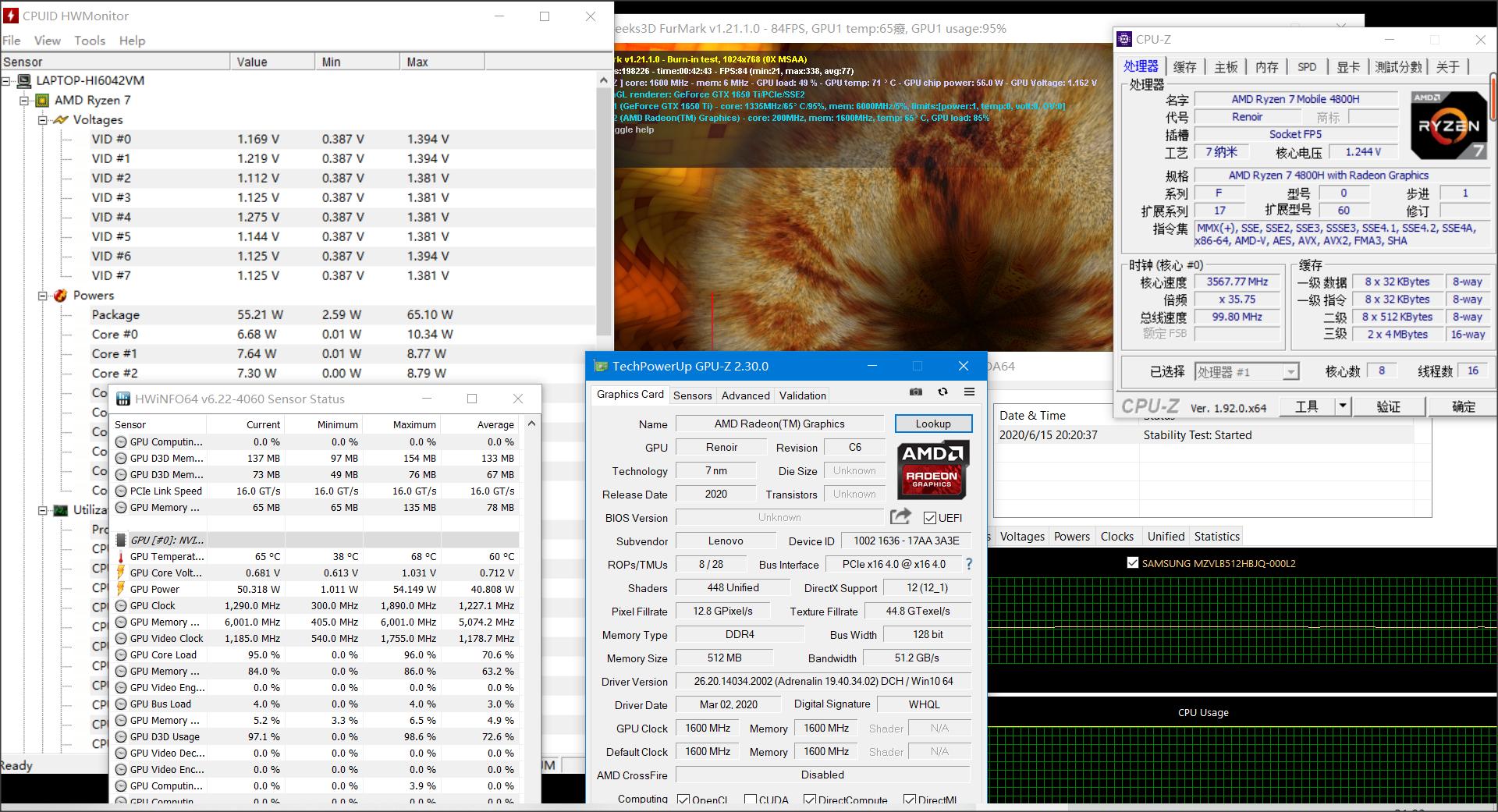 联想拯救者r70002020款能玩什么,联想拯救者r7000标准配置性能测试