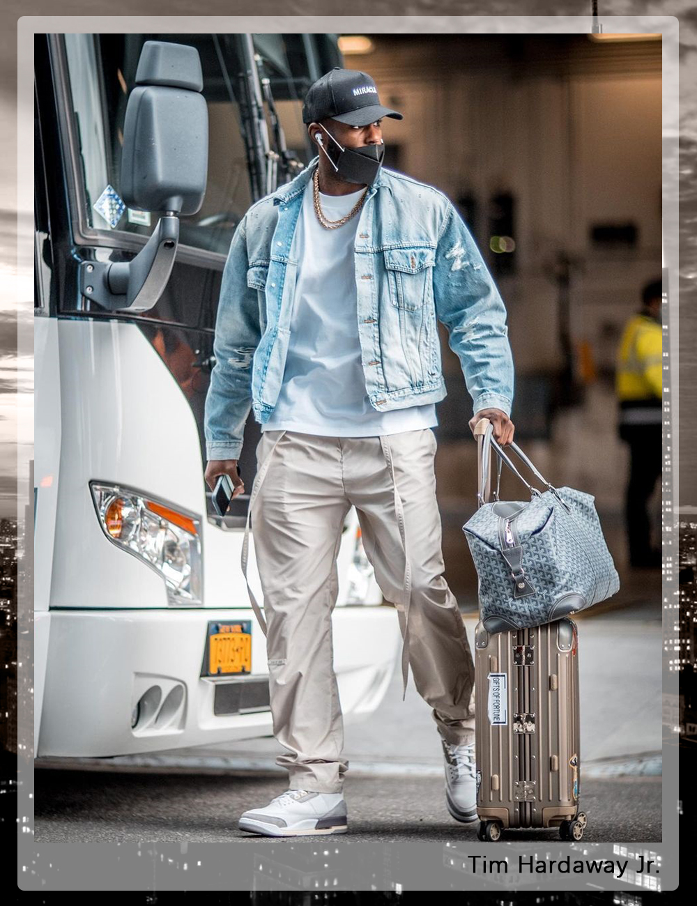 NBA球员通道「牛仔夹克」穿搭示范单品推介