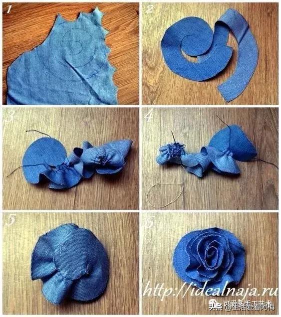 牛仔裤旧物改造手工制作小学生,废旧牛仔裤各种改造图解