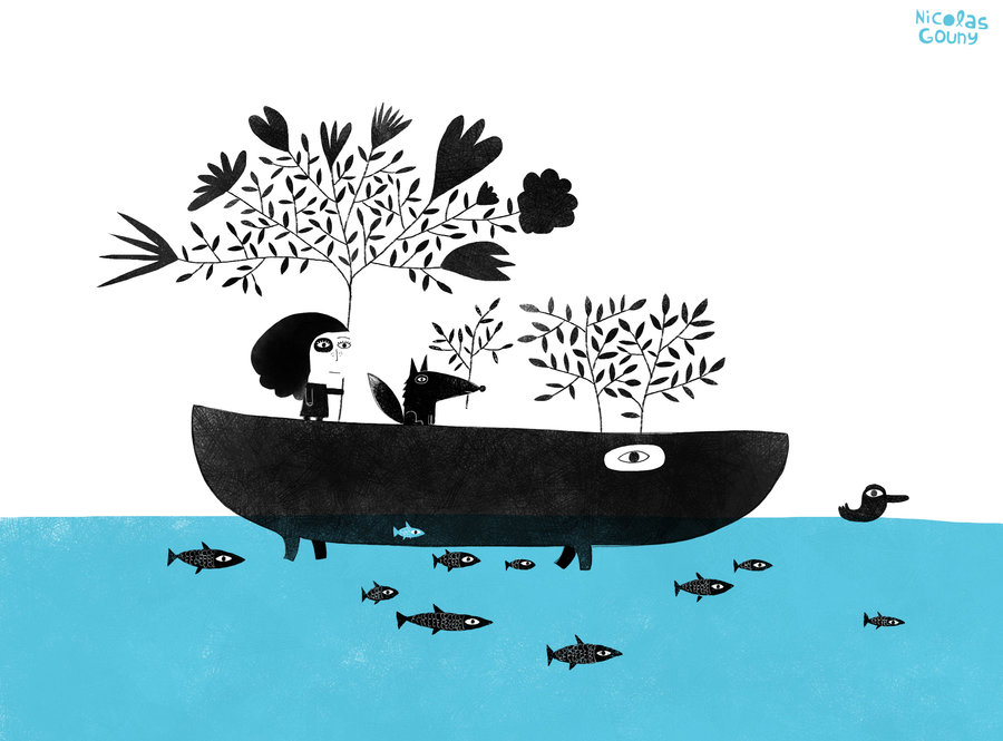 超有爱儿童插画临摹集,充满童趣的节日插画作品