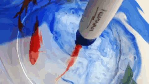 孩子玩水彩笔的危害,用水彩笔画画适合儿童的话