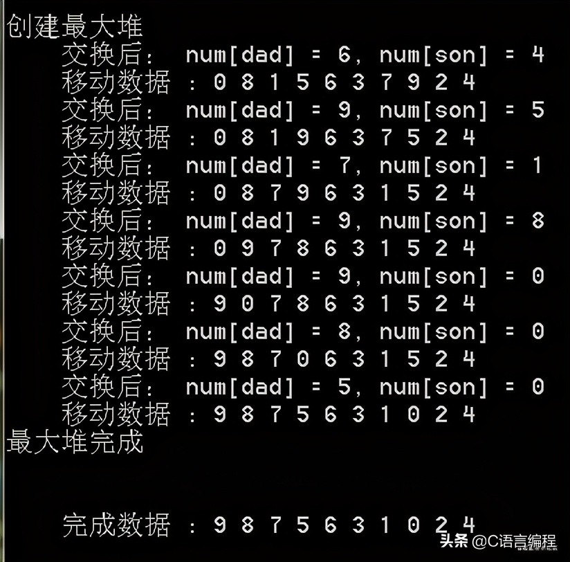 c语言数据结构冒泡排序,c语言数据结构实现字符串排序