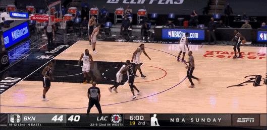 20210222篮网VS快船全场比赛攻防细节分析（上）