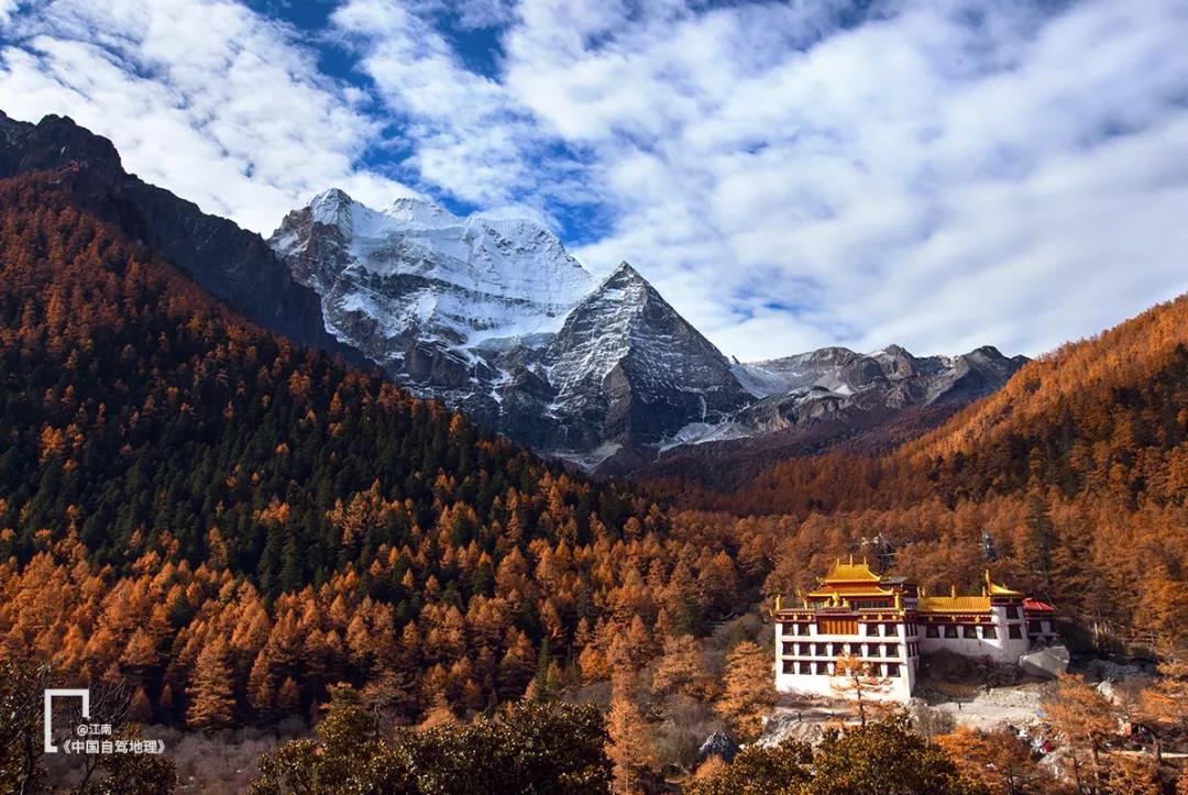 川西赏秋自驾游最佳路线图,川西最美秋色环线