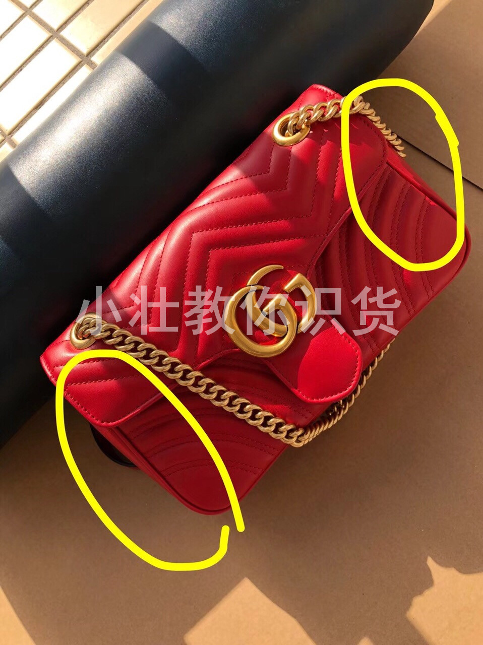 guccimarmont包真假鉴别,guccimarmont真假鉴定图