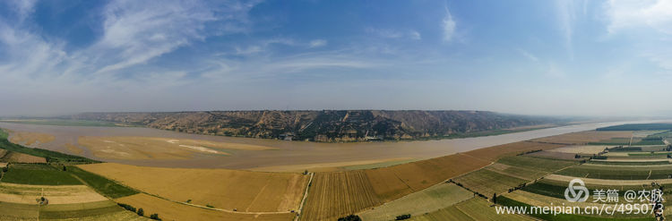 豫西老家放飞机,空中看黄河美景