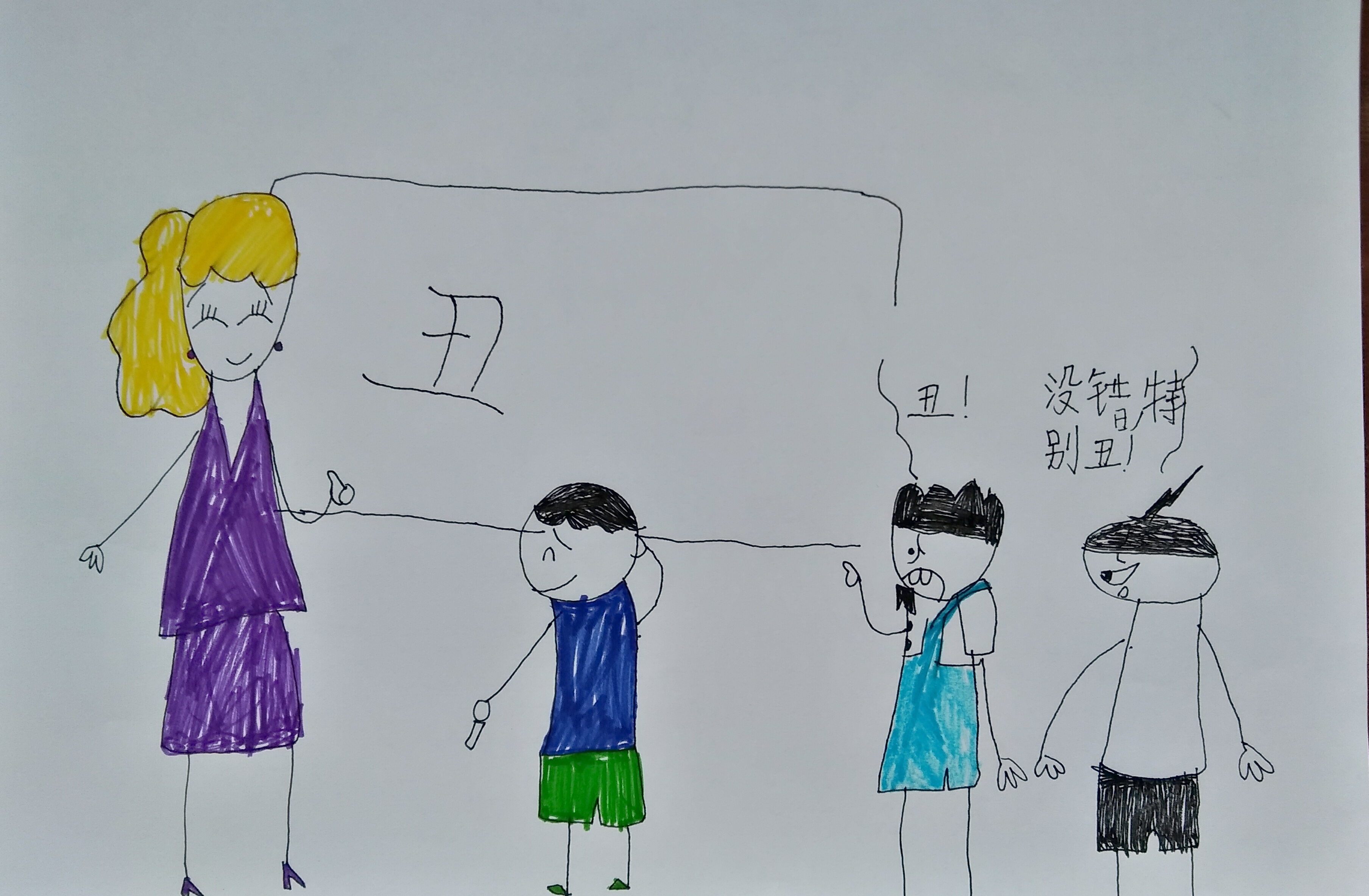 童真童趣儿童画,儿童画画展作品