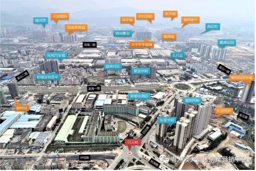 深圳地铁14号线惠州段白云站位置,深圳14号线惠州段最新站点规划