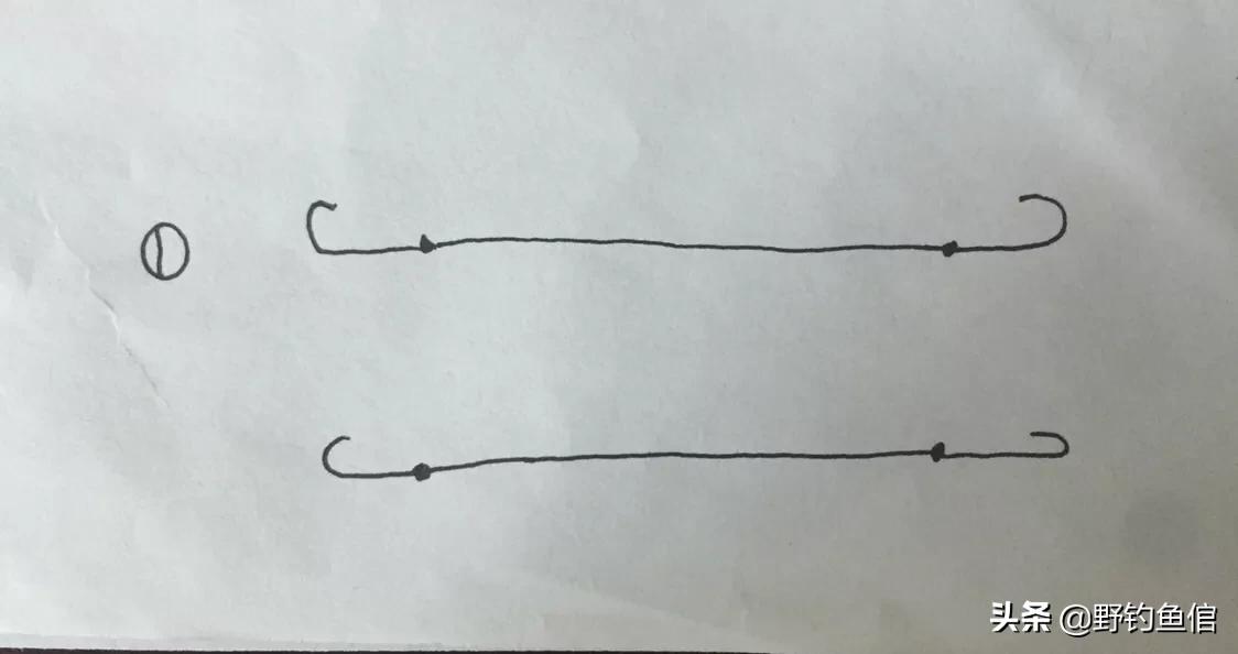 最简单的双铅钓法图解,传统钓双铅钓法图片