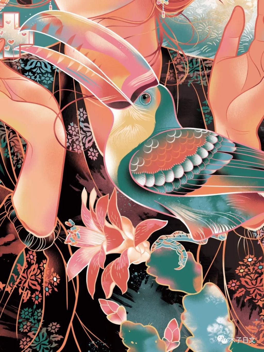 插画故事手绘,插画故事动漫