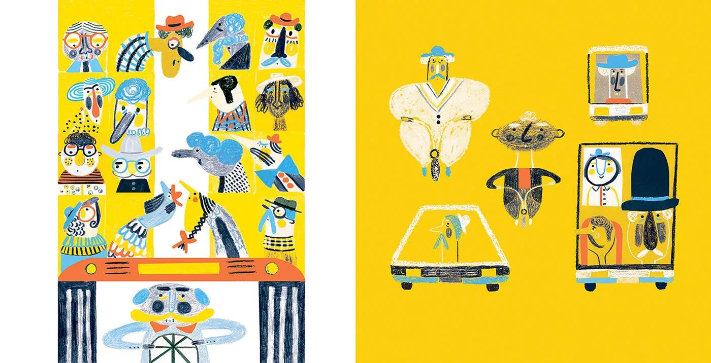 西班牙插画师jana作品高清图,澳大利亚插画师loika作品欣赏