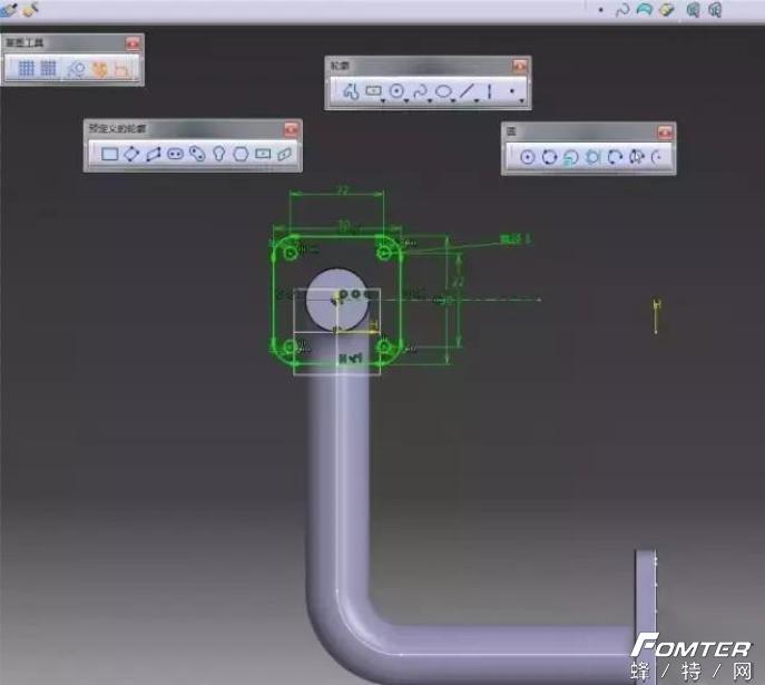 catia零件设计中的布尔操作,catia三角肋设计