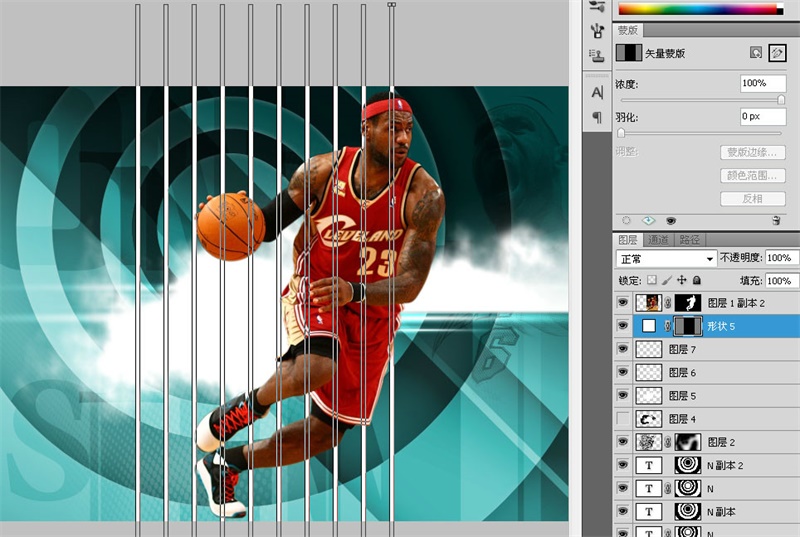 詹姆斯的巨型海报,最强nba詹姆斯海报