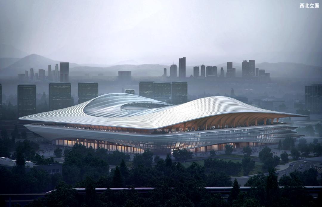 西安6万人足球场效果图,西安专业足球场建设进度