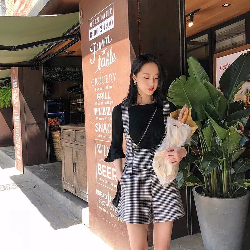 解锁背带裤新穿法街拍,背带裤十六种穿法